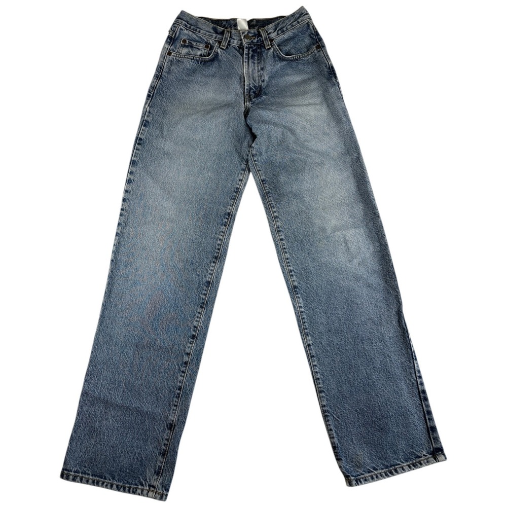 Lucky Brand Dungarees Gene Montesano Straight Jeans Womens 4/27 Blue Made in USA